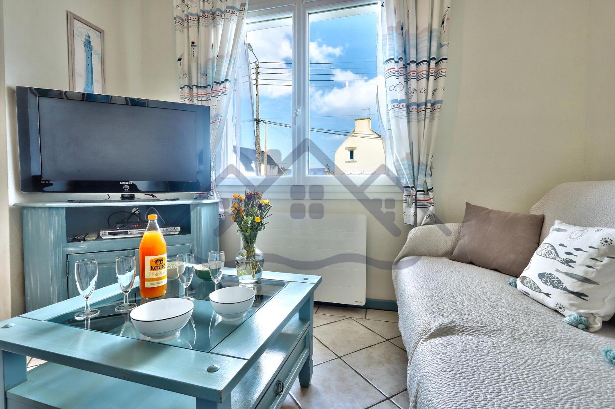 Localise - M3B - Souvenir Du Guil - Maison De Plain-Pied Avec Jardin Clos Au Guilvinec - Tout A Pied, Plages, Port, Centre, Commerces, Marche - Wif Inclus - Linge De Lit Inclus - Animaux Bienvenus Luaran gambar