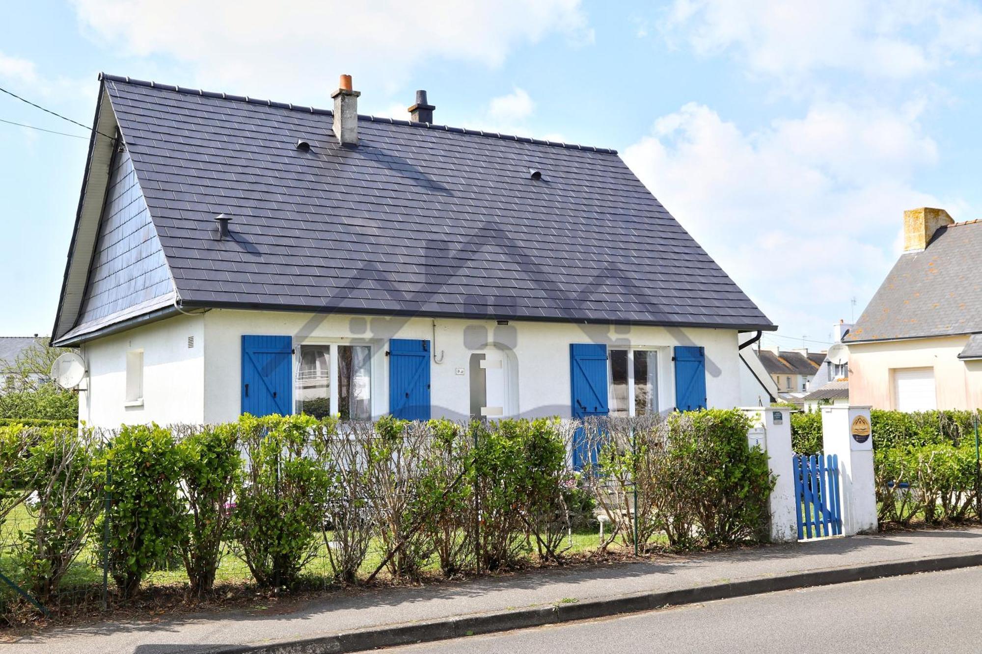 Localise - M3B - Souvenir Du Guil - Maison De Plain-Pied Avec Jardin Clos Au Guilvinec - Tout A Pied, Plages, Port, Centre, Commerces, Marche - Wif Inclus - Linge De Lit Inclus - Animaux Bienvenus Luaran gambar