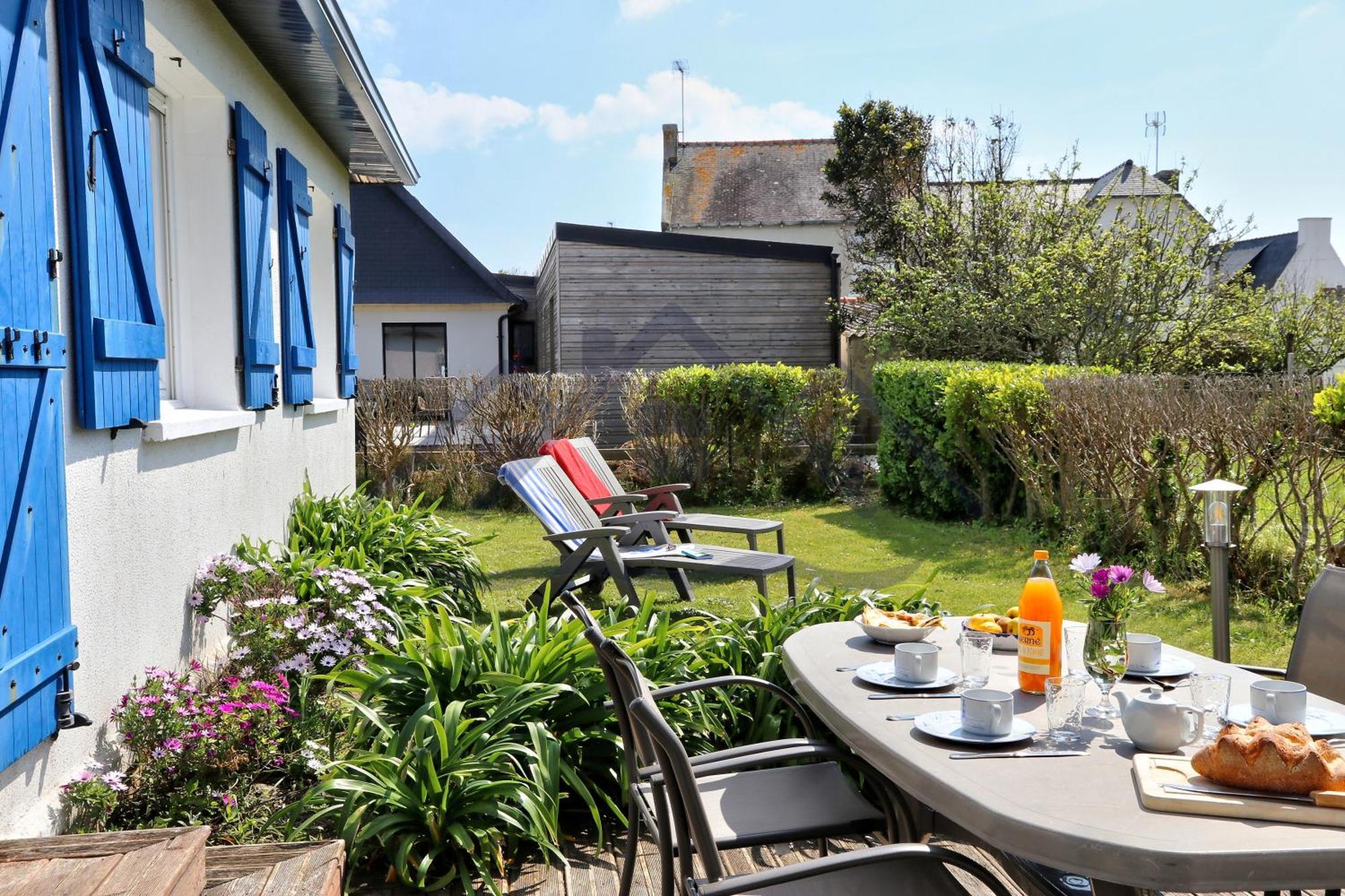 Localise - M3B - Souvenir Du Guil - Maison De Plain-Pied Avec Jardin Clos Au Guilvinec - Tout A Pied, Plages, Port, Centre, Commerces, Marche - Wif Inclus - Linge De Lit Inclus - Animaux Bienvenus Luaran gambar