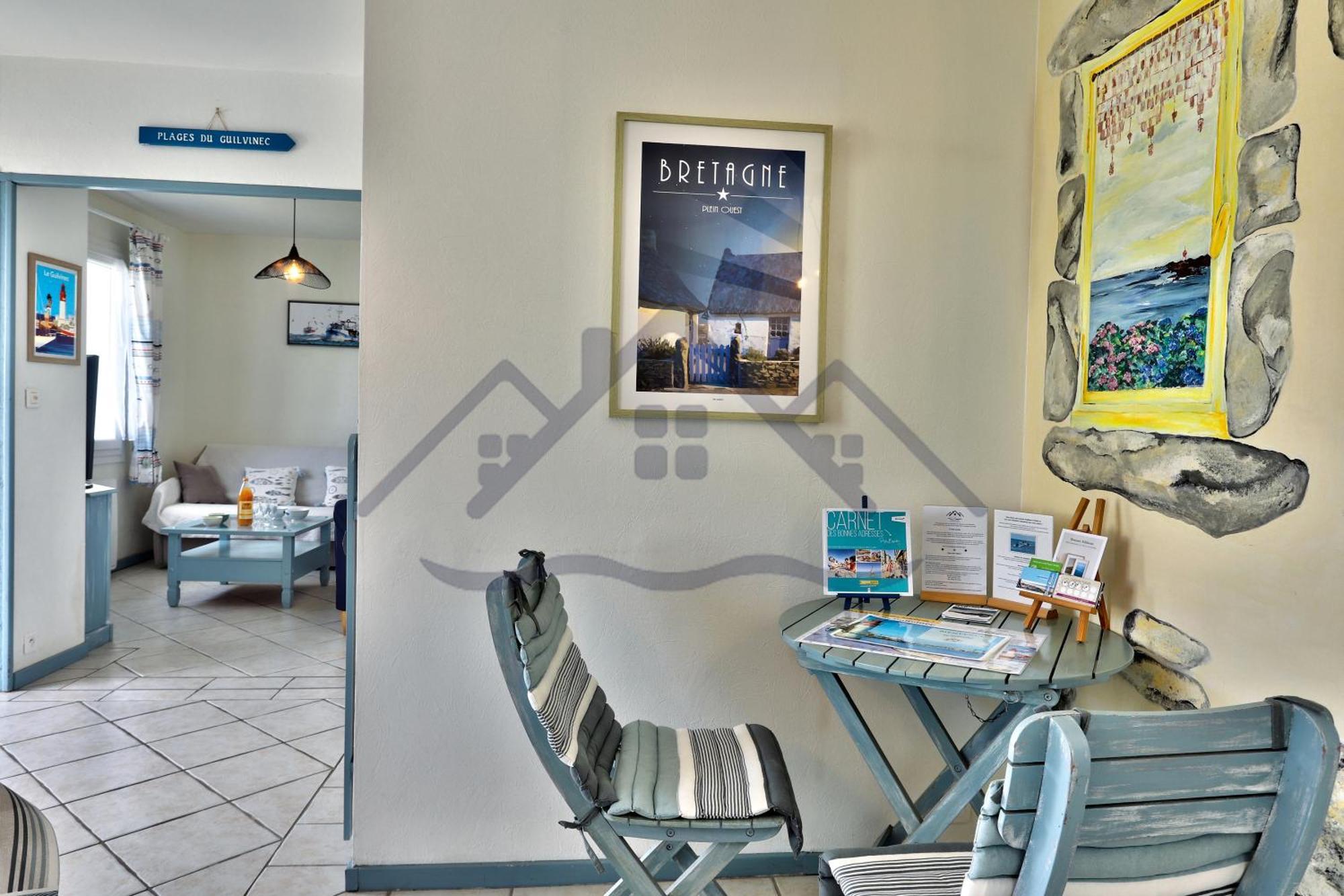 Localise - M3B - Souvenir Du Guil - Maison De Plain-Pied Avec Jardin Clos Au Guilvinec - Tout A Pied, Plages, Port, Centre, Commerces, Marche - Wif Inclus - Linge De Lit Inclus - Animaux Bienvenus Luaran gambar