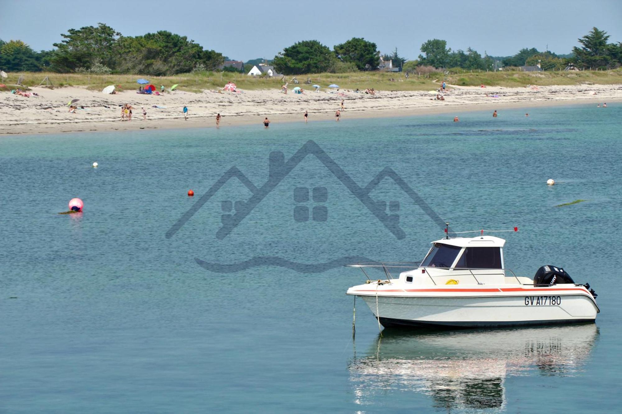 Localise - M3B - Souvenir Du Guil - Maison De Plain-Pied Avec Jardin Clos Au Guilvinec - Tout A Pied, Plages, Port, Centre, Commerces, Marche - Wif Inclus - Linge De Lit Inclus - Animaux Bienvenus Luaran gambar