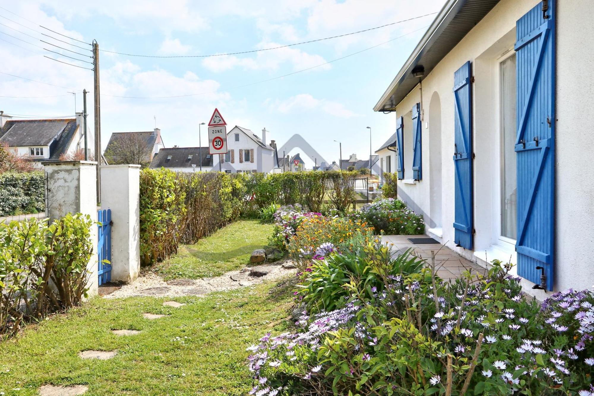 Localise - M3B - Souvenir Du Guil - Maison De Plain-Pied Avec Jardin Clos Au Guilvinec - Tout A Pied, Plages, Port, Centre, Commerces, Marche - Wif Inclus - Linge De Lit Inclus - Animaux Bienvenus Luaran gambar