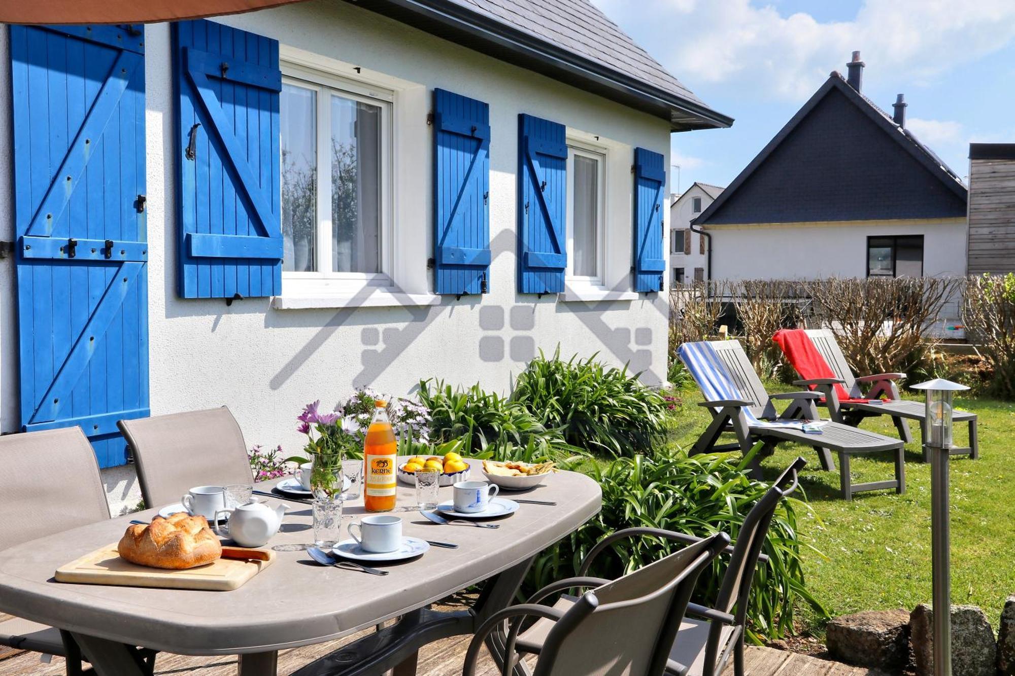 Localise - M3B - Souvenir Du Guil - Maison De Plain-Pied Avec Jardin Clos Au Guilvinec - Tout A Pied, Plages, Port, Centre, Commerces, Marche - Wif Inclus - Linge De Lit Inclus - Animaux Bienvenus Luaran gambar
