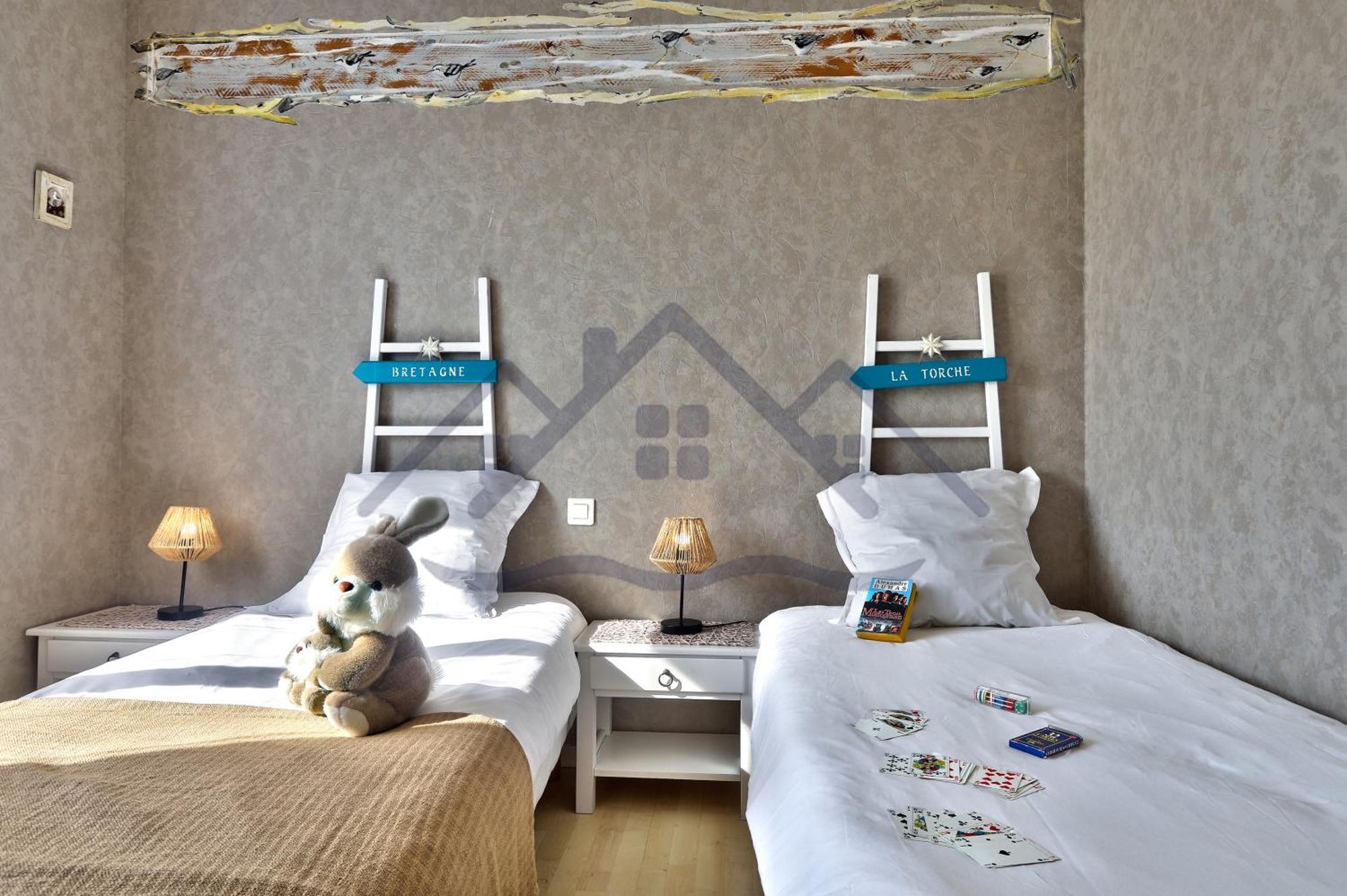 Localise - M3B - Souvenir Du Guil - Maison De Plain-Pied Avec Jardin Clos Au Guilvinec - Tout A Pied, Plages, Port, Centre, Commerces, Marche - Wif Inclus - Linge De Lit Inclus - Animaux Bienvenus Luaran gambar